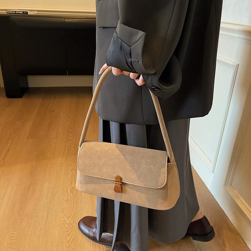 Luxury Brand Crossbody Bags for Women Fashion Design Underarm Woman Shoulder Bag Female Handbag and Purses Solid Color