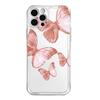 Butterfly Transparent Shockproof Phone Case for iPhone 16e 11 12 13 14 15 16 Pro Max XS X XR 7 8 16 Plus Soft Cover