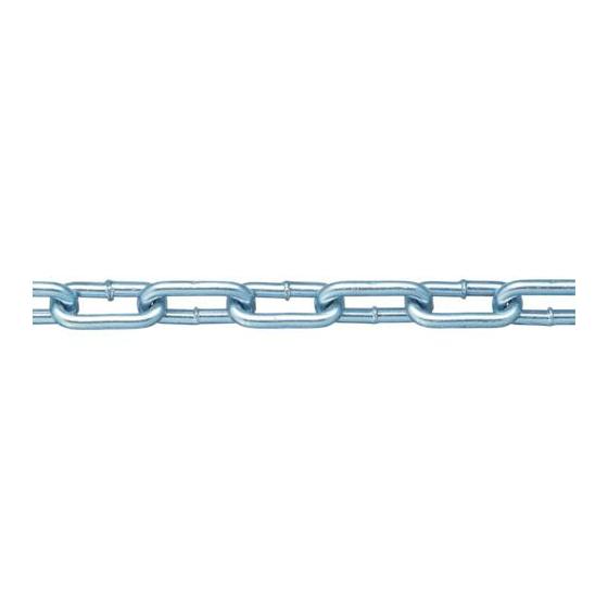 Nissa Chain Iron Unichrome Welded Link Chain 5.5mm x 30m IW55 UC