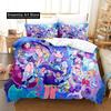3D Print Music Game Muse Dash Bedding Set Boys Girls Single Twin Queen Full Size Duvet Cover Pillowcase Bed Adult Bedroom