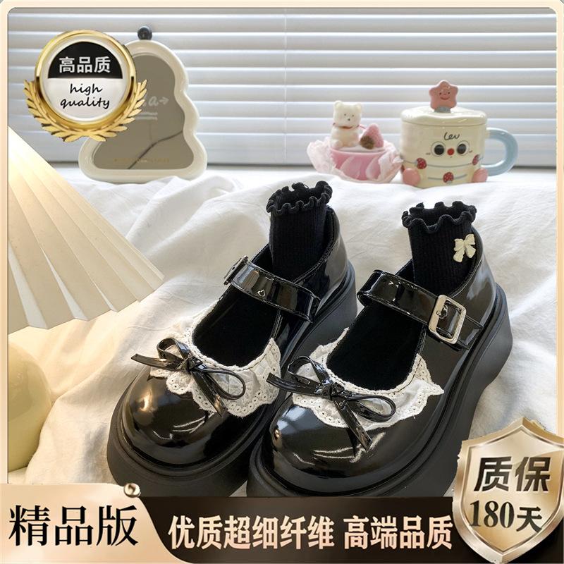 Platform British style 22 autumn new Mary Jane small leather shoes jk uniform single shoes