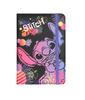 Disney Black. A5 Notebook with Eraser, 80 Pages, Lined. Stitch 1