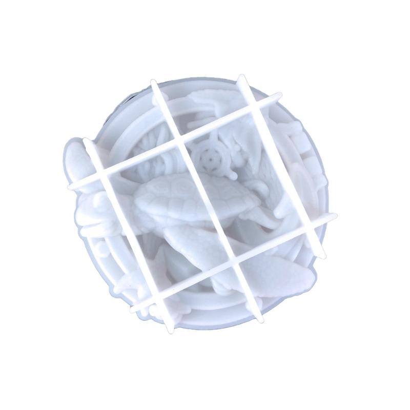 Semi-stereoscopic Marine Turtle Wall Ornaments Drop Glue Mold Diy Wall Pendant Desktop Decoration Epoxy Silicone Mold