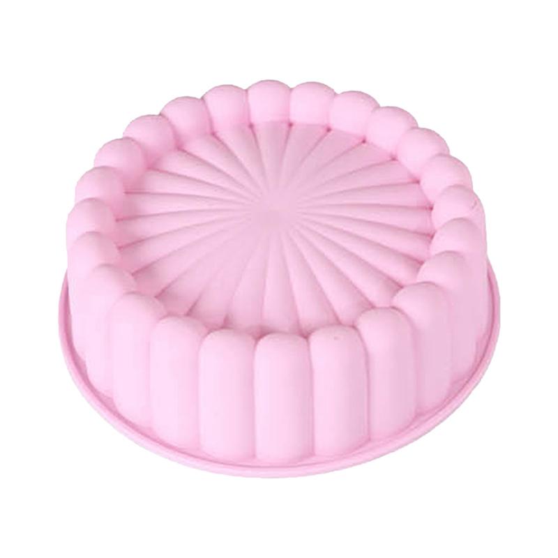 Silicone Sunflower Silhouette Cake Mold Round Diy Baking Molds Multi Purpose High Temperature Resistant Silicone Cake Mold Tools