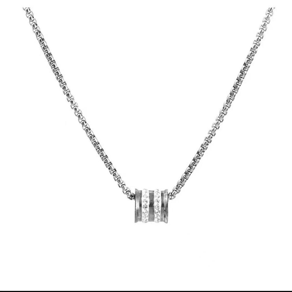 New necklace men's trendy design accessories high-end small waist titanium steel versatile niche trendy brand pendant accessories women