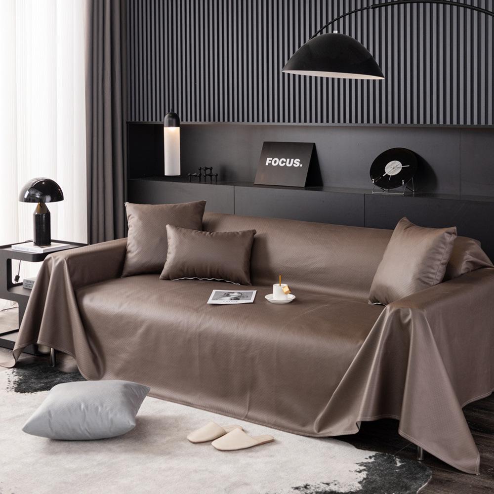 

Простой технический тканевый водонепроницаемый чехол для дивана на все времена года, устойчивый к моче животных, царапинам кошек, антипригарный, нескользящий чехол для дивана 90*240cm