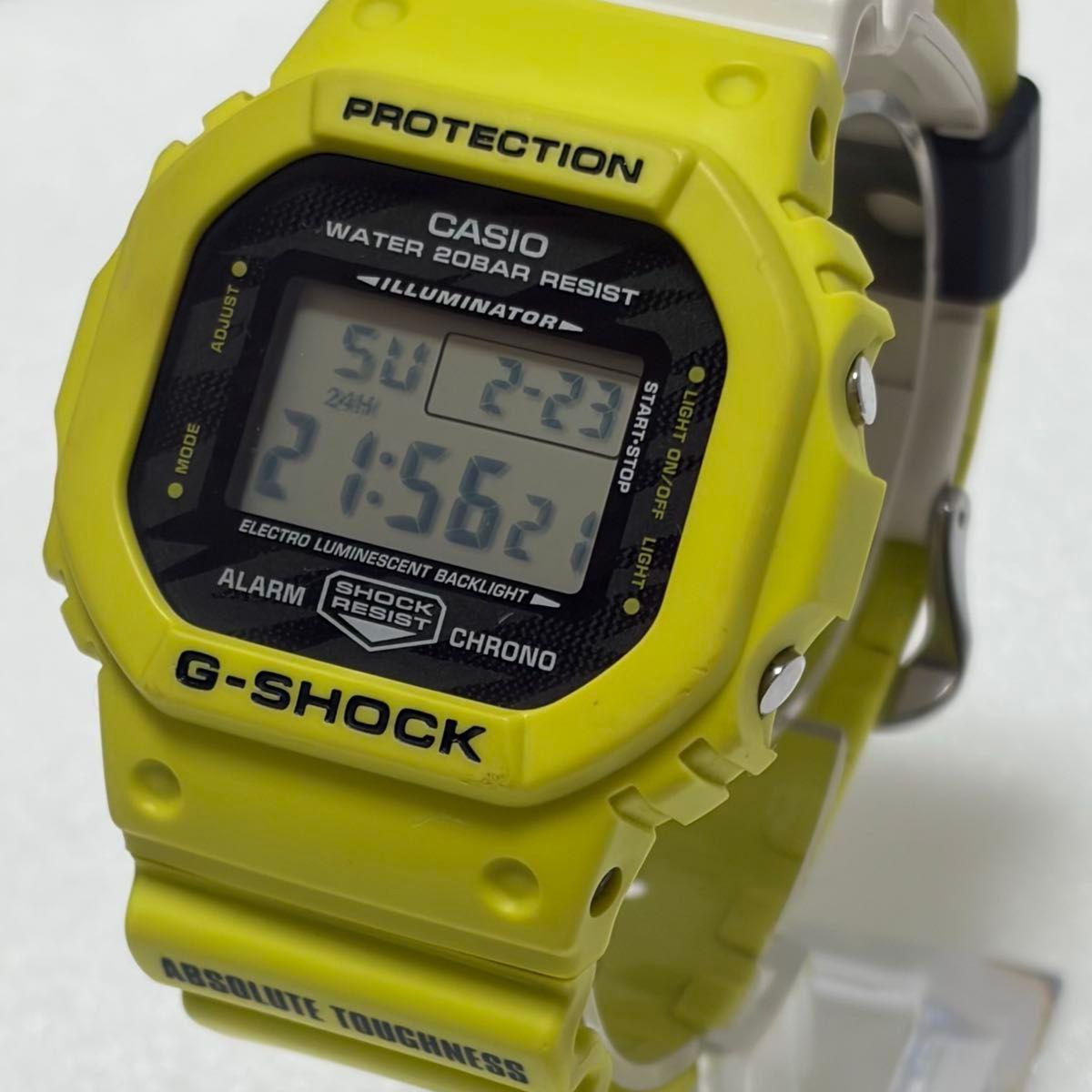 [With box] G-SHOCK DW-5600TGA Lightning Yellow Casio operation G-SHOCK Casio CASIO watch