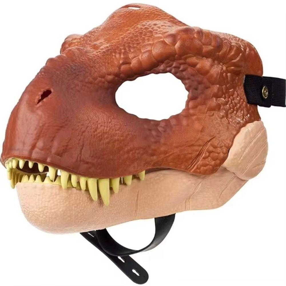 Cosplay Rekvizity Halloweenská Maska Dinosaurus Pohyblivá Čelist Dračí Pokrývka Hlavy Dinosauří Pokrývka Hlavy na Párty