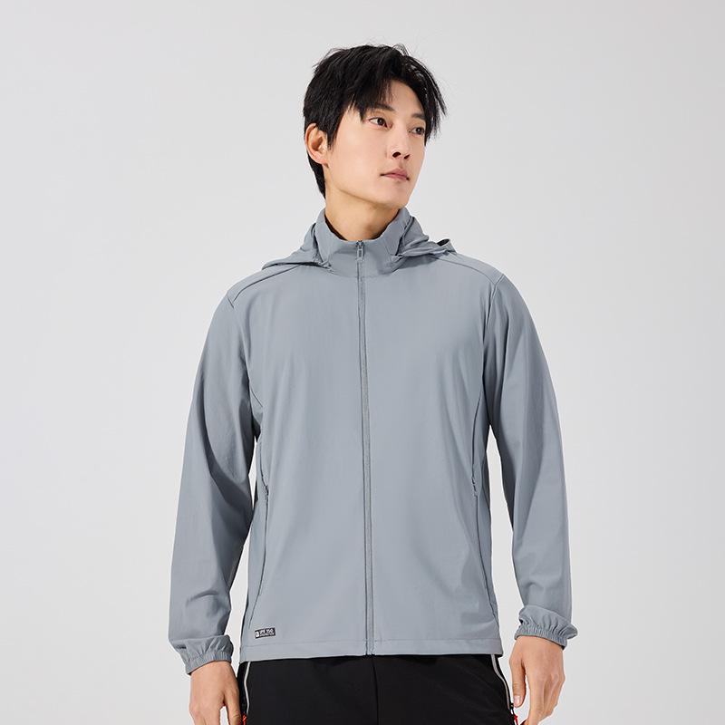 Custom Logo UV Protection Ice Silk Windbreaker for Men & Women - Summer Outdoor Fishing & Mountaineering Jacket