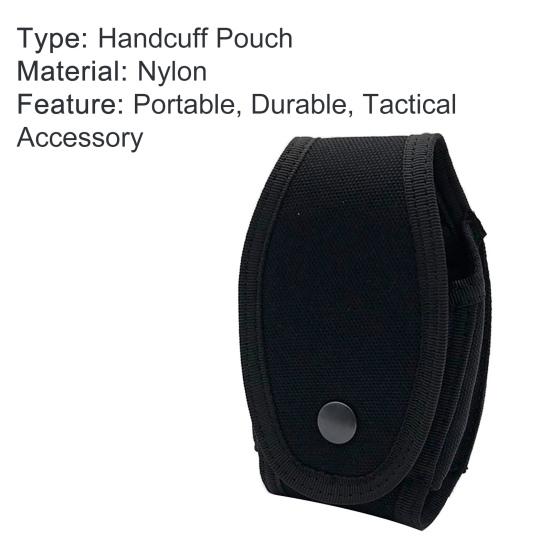 Handcuff Pouch Professional Tacticals Accessory Nylon Wear Resistant Holster Waist Bag for Hunting