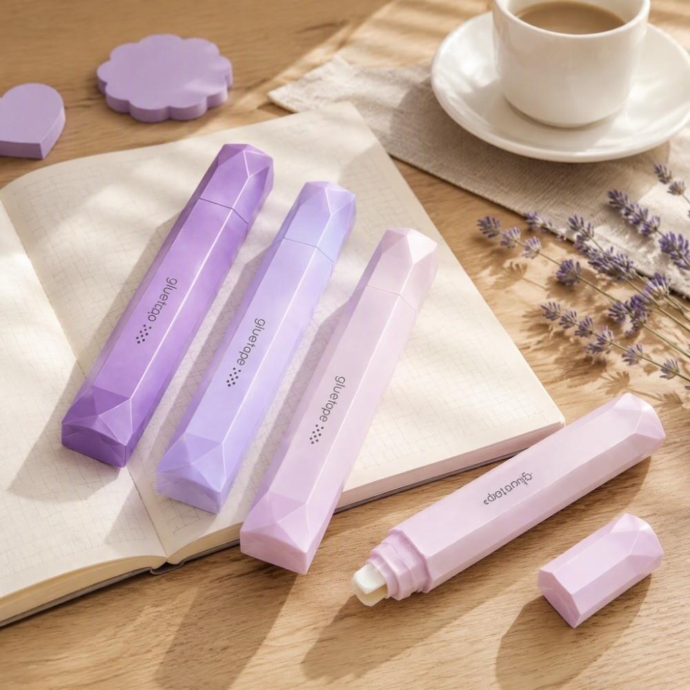 4pcs Even Adhesion Double Sided Glue Pen Odorless Glue Tape Roller Scrapbooking