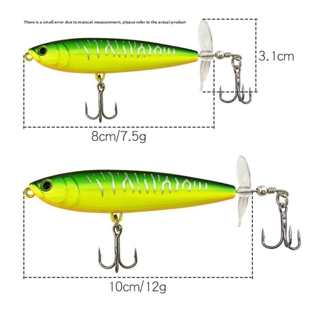 Plastic Material Plopper Lure Artificial Design Hard Bait Pencil Bait Crankbait Pesca Fishing
