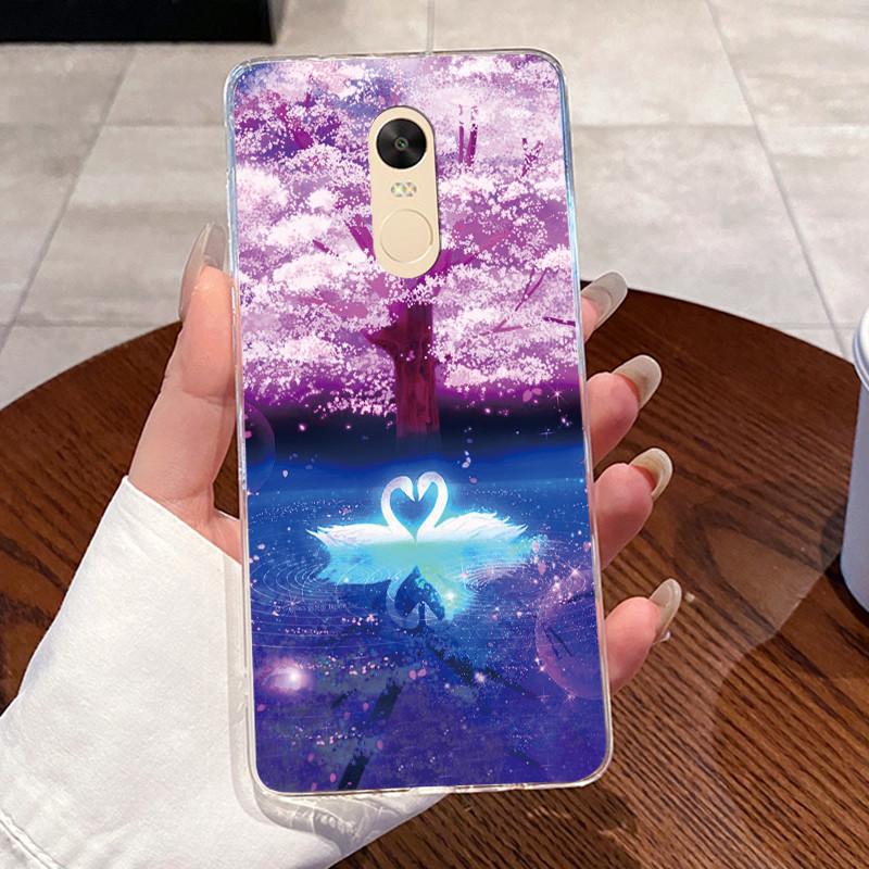 Casing For Xiaomi Redmi Note 4 Note 4x Capa Coque Clear Silicone Jelly Soft TPU Back Cover Cute Rabbit Cat Dinasaur Phone Case