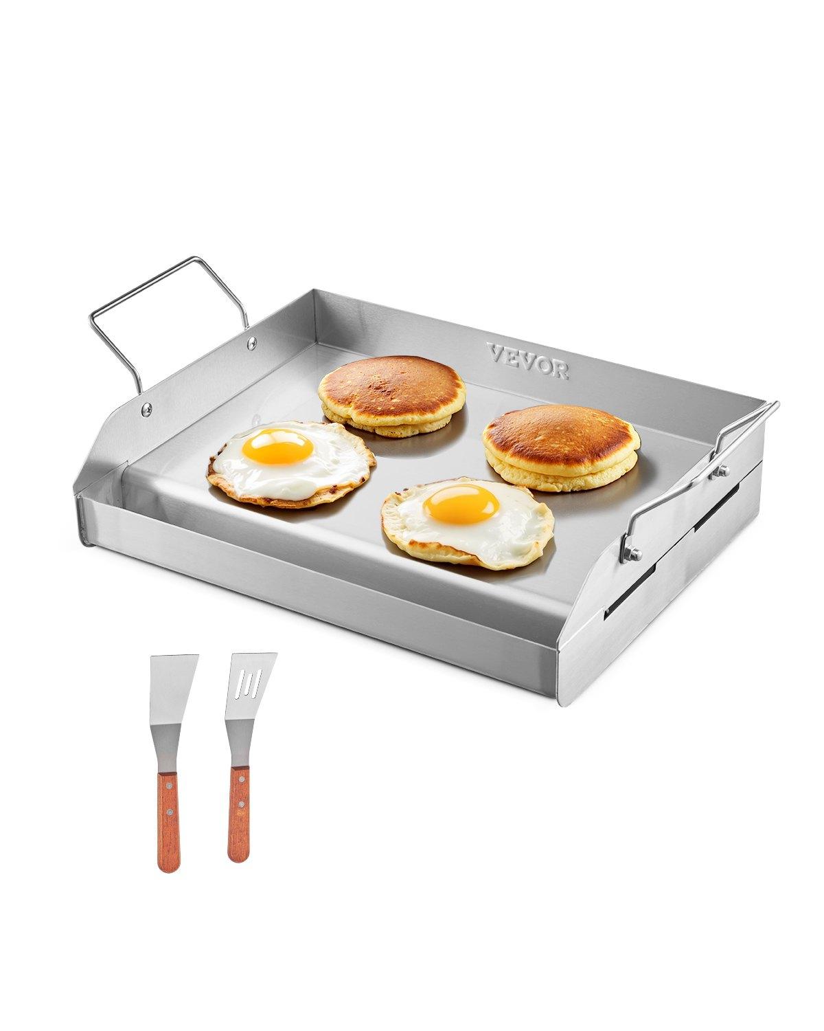 VEVOR Stainless Steel Griddle, 17x13 inch