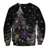 Men's Casual Fashion Printed Round Neck Pullover Sweatshirt