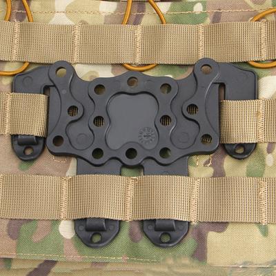 Weste mit Outdoor CQC Chest Rig Platte MOLLE Chest Rig Befestigung mit Plattenträger und Flugzeugplatte