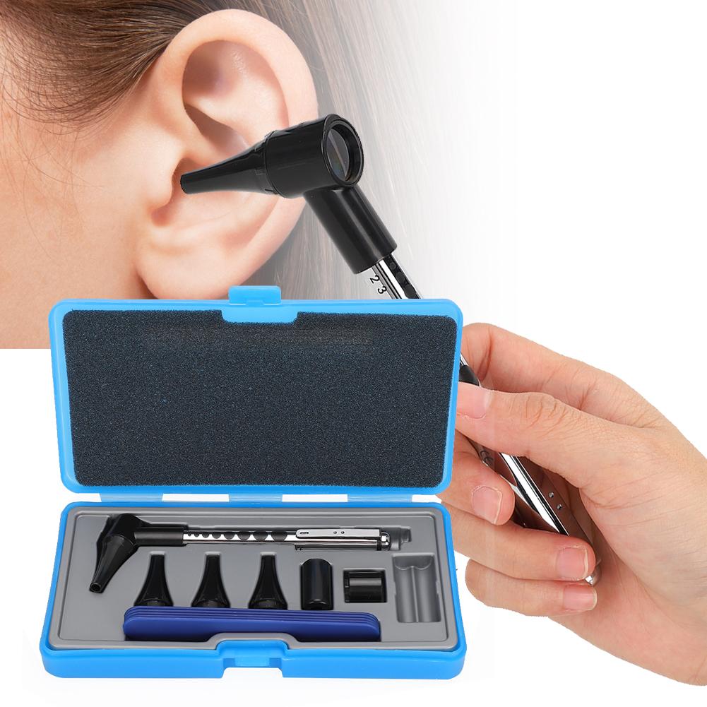 

Five Facial Examiner Otoscope Ophthalmoscope Inspection Tool Set with LED Light