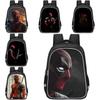 Spacious Deadpool Oxford Cloth Backpack For Kids School Lightweight And Durable