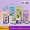 Mini Wet Wipes Travel Pack: 8 Baby Wipes Per Pouch, Specially for Children's Hands