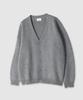 Andagain Minimal Basic Oversized Cardigan (Gray