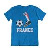 Adult or Kids FRANCE FOOTBALL BOOT Top TShirt 2024 French Euro Cup World