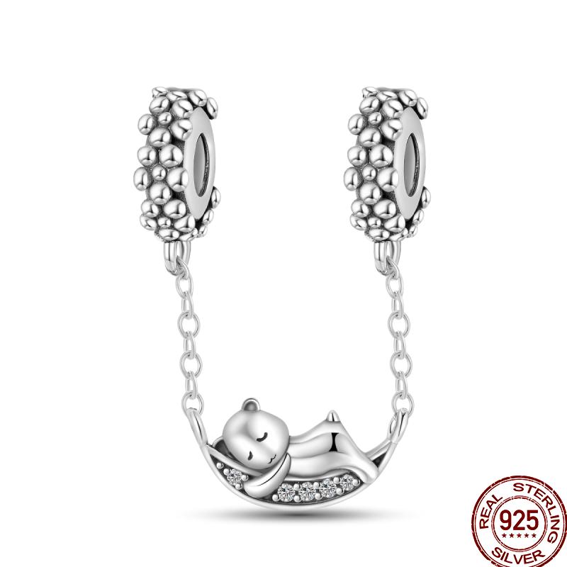 Kupferfeder Niedliches Haustier Tier Blume Perlen Anhänger Spacer Perlen Geeignet Passform Pan Original Armband Schmuck Geschenk