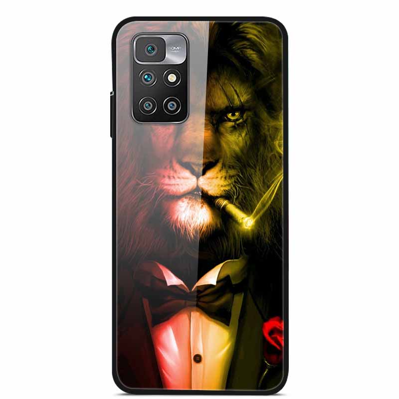 For Redmi Note 10 Pro Cases Note10T Tempered Glass Hard Back Cover for Xiaomi Redmi Note 10 5G / Note 10T Phone Case Capa Fundas