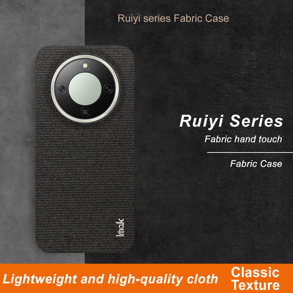 IMAK Ruiyi Serie Leder + PC Hülle für Honor Magic8 Lite 5G/X9d 5G/X70 5G Stoff Textur Handy Rückseite