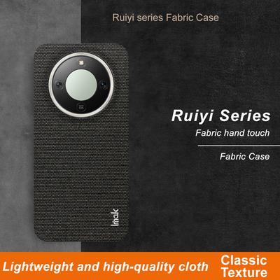 IMAK Ruiyi Series Leather + PC Case for Honor Magic8 Lite 5G/X9d 5G/X70 5G Fabric Texture Phone Back Cover