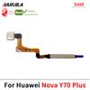 Home Button For Huawei Nova Y71 Plus Y71 Fingerprint Sensor Home Return Key Menu Power Button Flex Ribbon Cable Black White Blue