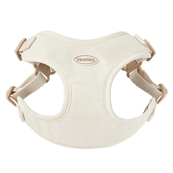

Шлейка Rikarica Puppy Small Dog Senior Dog, цвет слоновой кости