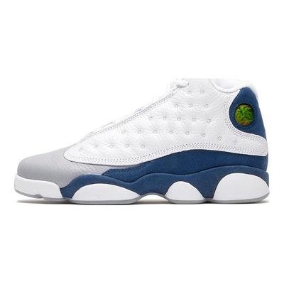 Air 13 Retro GS French Blue Kids Sneakers White Light-Steel-Grey Fire-Red DJ3003-164