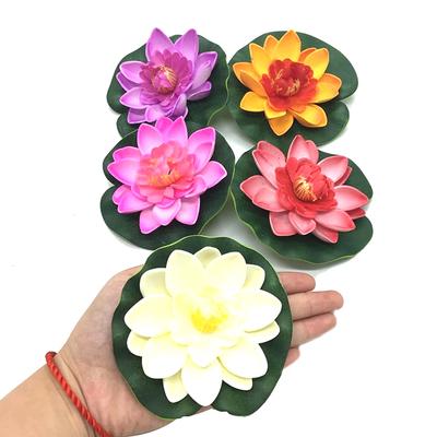 5 Stücke Künstliche Schwimmende Wasser Eva Lotus Blume Teich Dekor Tank Pflanze Ornament