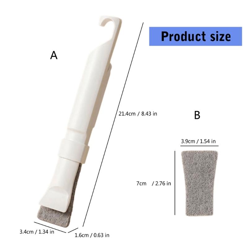 Precise Cleaning Brush Crevices Cleaner Scouring Pad Small Dirt Remover Tool For Corner Grout &Hard To Reach Area