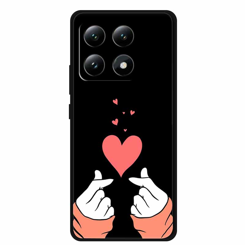 For Xiaomi 15T 5G Case Colorful Flowers Soft Silicone TPU Back Case For Xiaomi 15T Pro 5G Capa Boho Colorida Anti-Scratch Cover