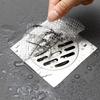 20Pcs Disposable Shower Drain Hair Catcher Mesh Stickers Bathroom Hair Filter Net Anti-Blocking Kitchen Drain Cover Stickers