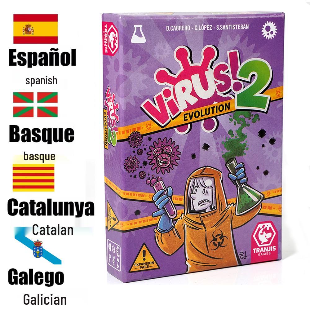 Cross-Border Fun: Spanish-English Virus Infection Party Card Game