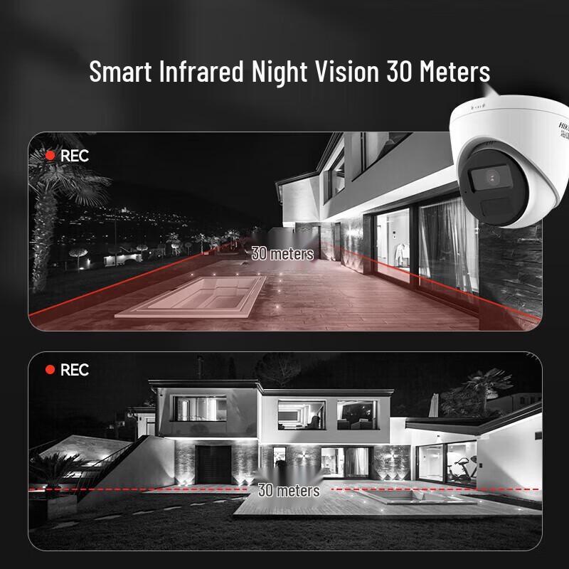

Hikvision 3MP IR Turret Network Camera CN plug (adapter included)