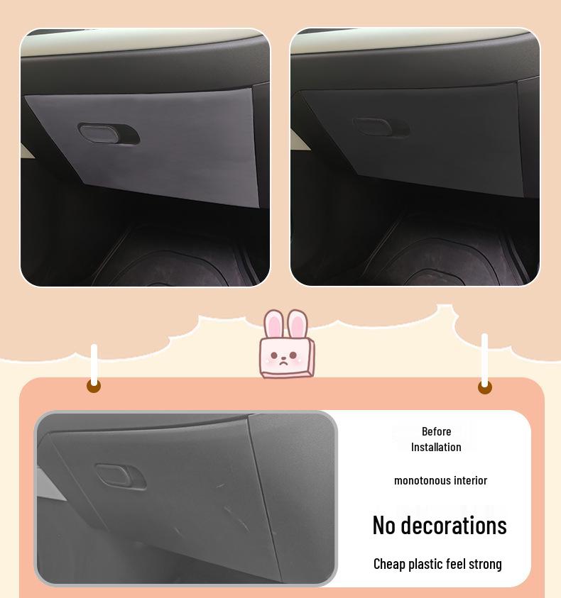Anti-Kick Protective Mat for Chery QQ3EV Passenger Glove Box