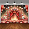 1 Piece. A Vibrant Circus Stage, Suitable for Wedding Entrances and Room Decorations. It Is Easy To Set Up.,fcl