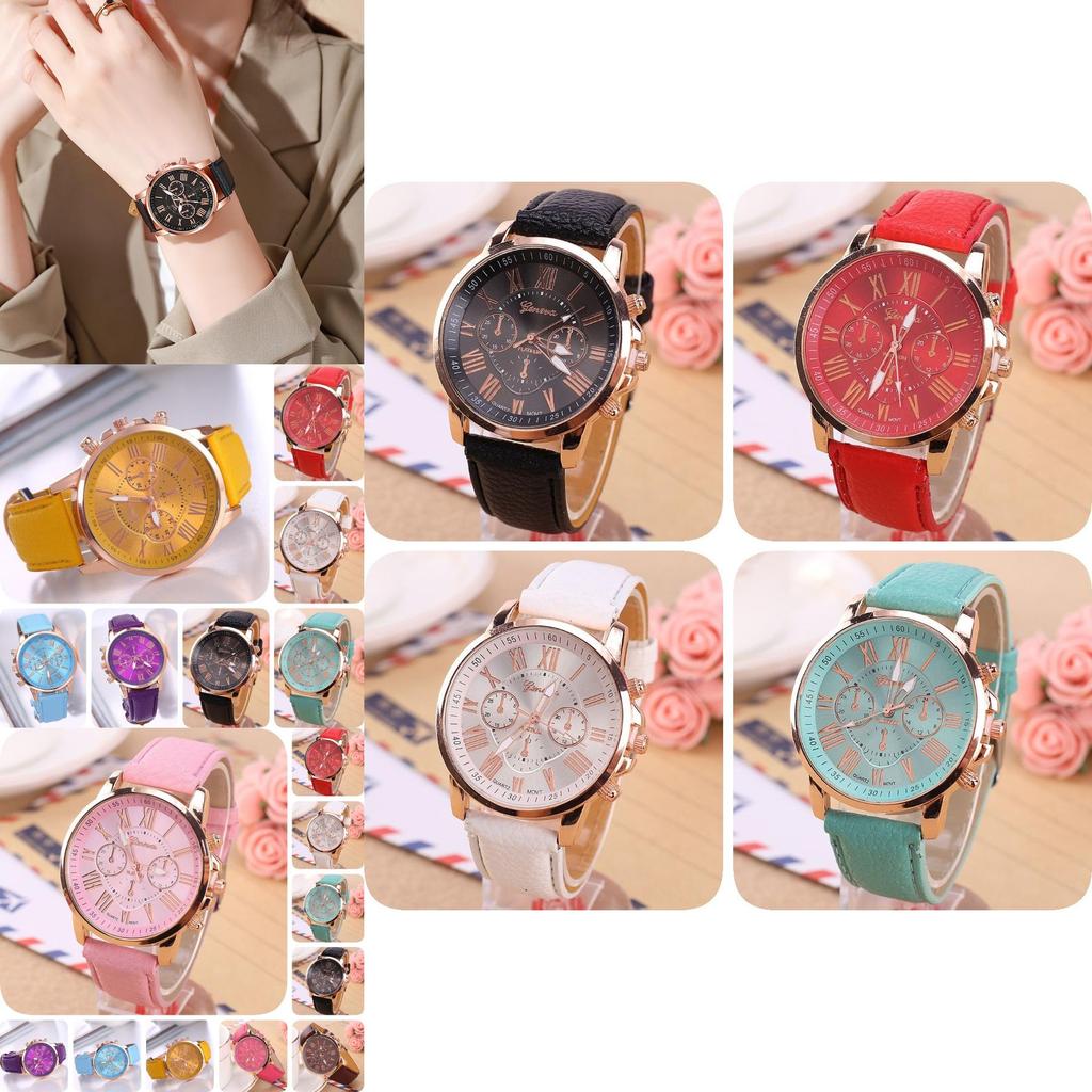 Versatile Geneva Ldn186 Women's Timepiece With Distinctive Roman Numerals And Quartz Movement