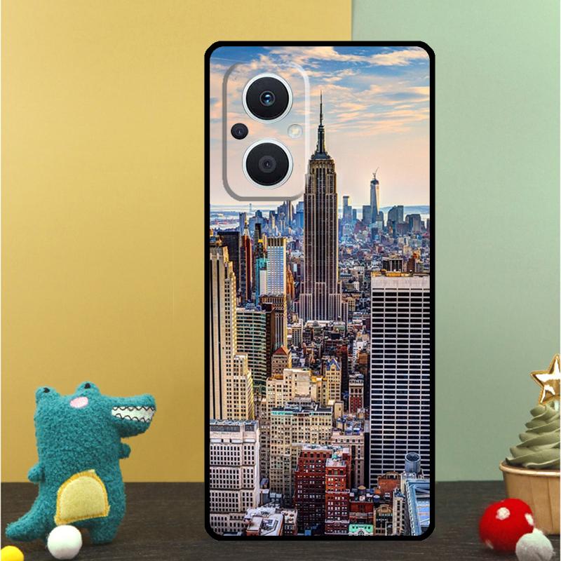 New York City Case For OPPO Reno 15F 13F 14F 12 11 F 10 14 15 Pro 7 8 Lite OPPO Find X9 X8 X6 X5 Pro Cover