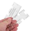 2Pcs Patch‑Work Ruler Mini Household Sewing Machine Template Clothing Measure Draw Stitch