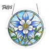 Puzzle Gift for Adults Acrylic Suncatcher, Artistic Window Hanging Ornament, 7.48 Inch Sun Satisfying Weekend Project Catcher Decoration, Ideal