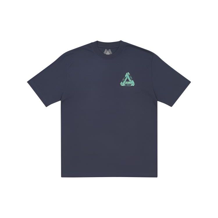 Palace FW21 Ultimo Series Tri-Eye T-Shirt Unisex T-Shirts Navy Blue P21TS243