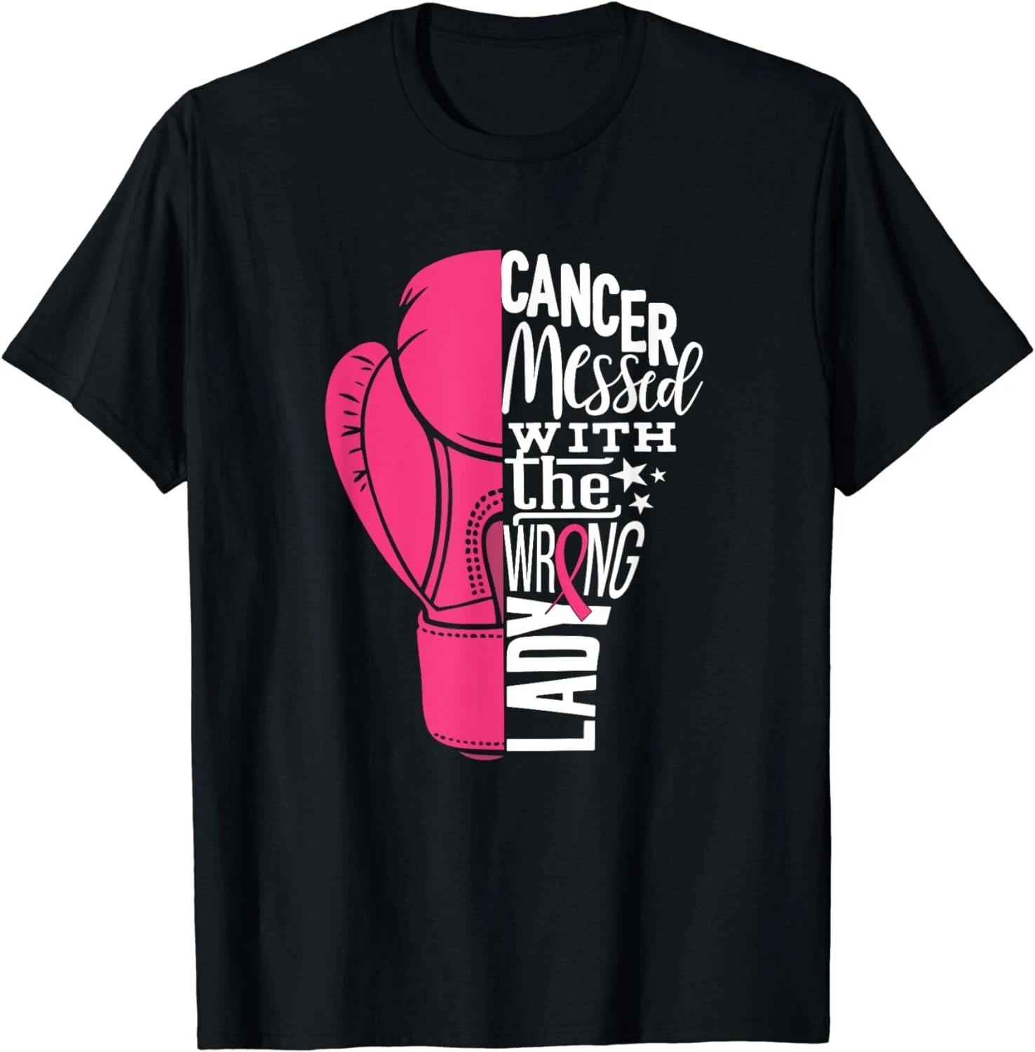Breast Cancer Awareness T-Shirt Boxing Glove Tee Gift Unisex T-Shirt 3XL