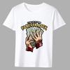 Modisches Herren Allround-T-Shirt Trend Handmuster Druckserie O-Ausschnitt Lässig Pendler Bequem Herren Slim Shirt Top