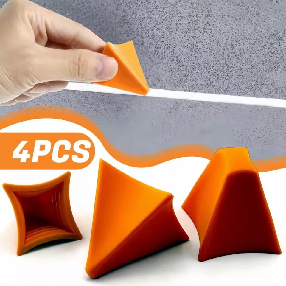 New 2/4Pcs Scraper Tools Grouting Smoothing Trowel Grout Remover Silicone Caulking Applicator for Tile Window Grout Edge Removal