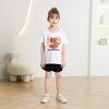 Children T-shirt Capybara Printed Kids 100% Cotton Tops O-Neck Short-sleeve Kids 2-13Y T-shirt