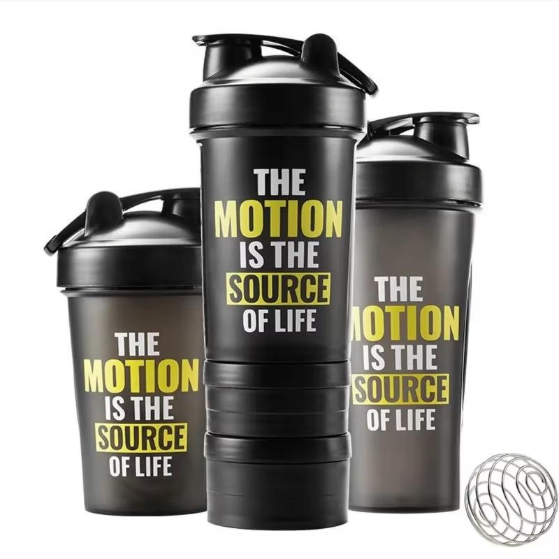 Portable Shaker Bottle With Measurement Markings Ideal Gift for Fitness Lovers Protein Meal Replacement